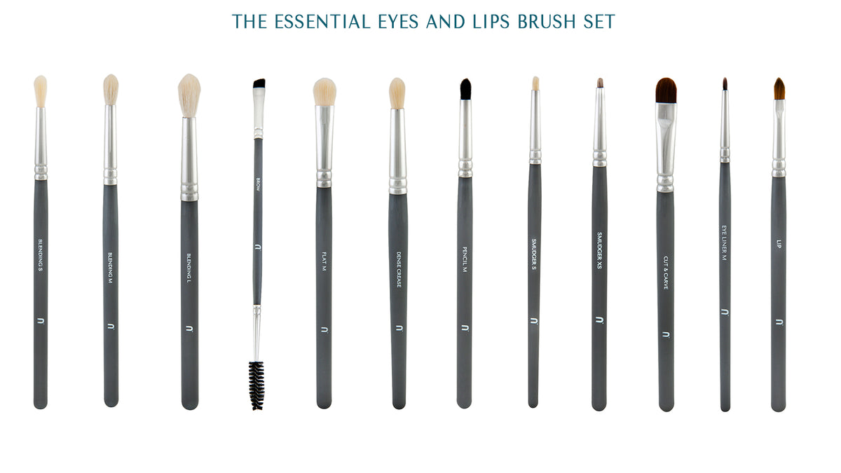The Essential Eyes & Lips Brush Set TheNariStudio